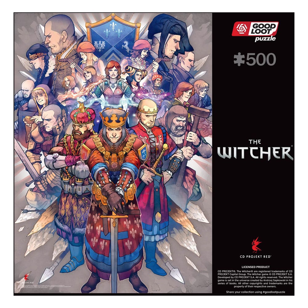 The Witcher Gaming Puzzle Northern Realms (500 pieces) 5908305246756