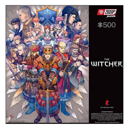 The Witcher Gaming Puzzle Northern Realms (500 pieces) 5908305246756