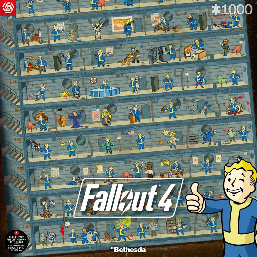 Fallout 4 Puzzle Perk Poster (1000 pieces)  5908305247937