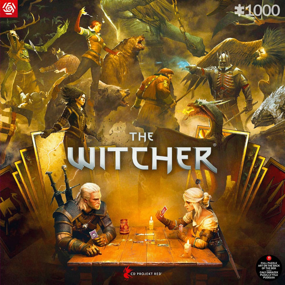 The Witcher Puzzle Playing Gwent (1000 pieces) 5908305249634
