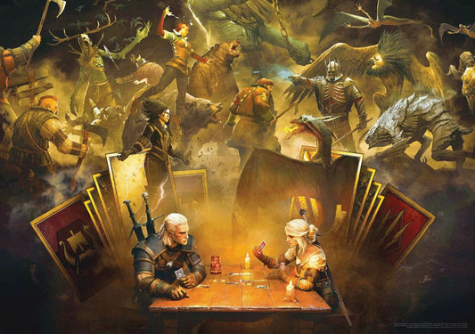The Witcher Puzzle Playing Gwent (1000 pieces) 5908305249634