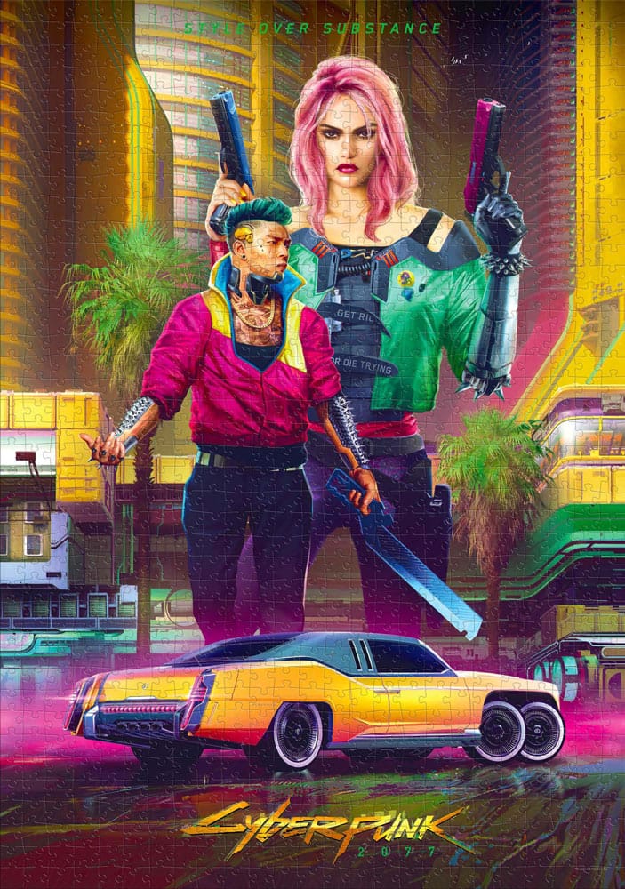 Cyberpunk 2077 Puzzle Kitsch Style (1000 pieces)  5908305249696