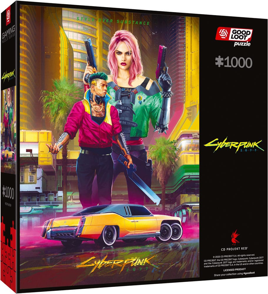 Cyberpunk 2077 Puzzle Kitsch Style (1000 pieces)  5908305249696