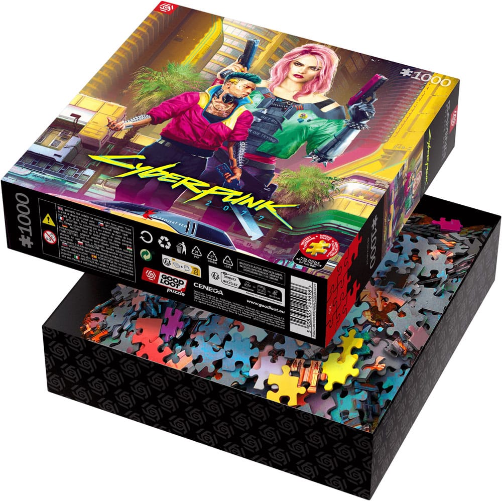 Cyberpunk 2077 Puzzle Kitsch Style (1000 pieces)  5908305249696