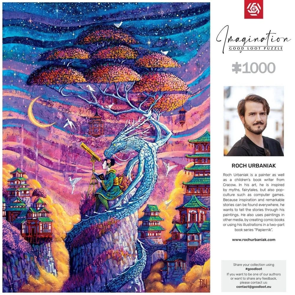 Imagination Series Puzzle Roch Urbaniak Sakura i Ryu (1000 pieces)  5908305249740