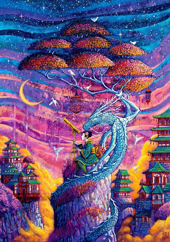 Imagination Series Puzzle Roch Urbaniak Sakura i Ryu (1000 pieces)  5908305249740