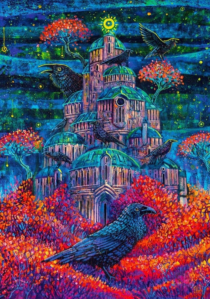 Imagination Series Puzzle Roch Urbaniak Twierdza Pani Kruków (1000 pieces)  5908305249764
