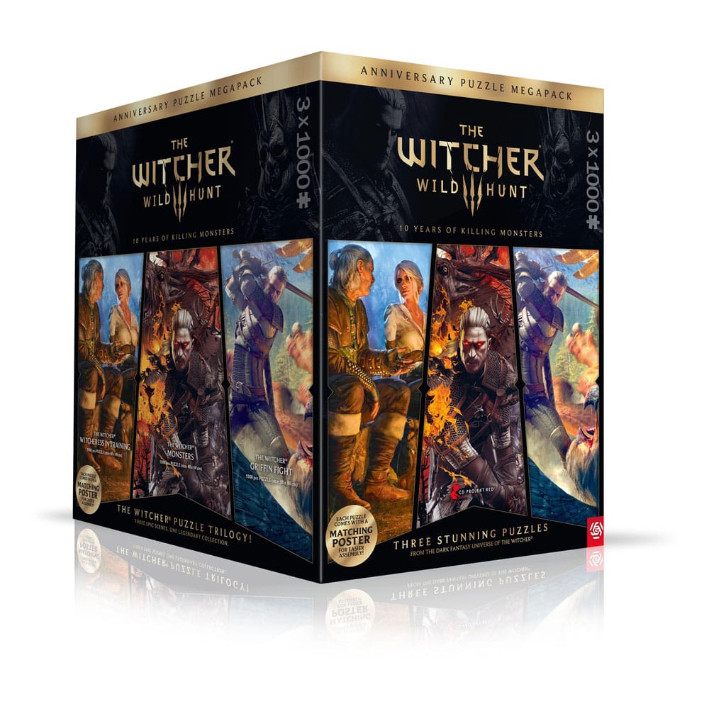 The Witcher 3 Puzzle Triology Wild Hunt 10 Years of Killing Monsters (1000 pieces)  5908305250029