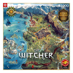 The Witcher Puzzle The Northern Realms Map (1000 Pieces) 5908305251767