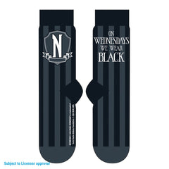 Wednesday Mug & Socks Set Wear Black 5063457009304