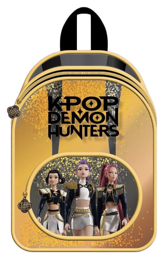 KPop Demon Hunters Glitter Backpack Golden 5063457098414