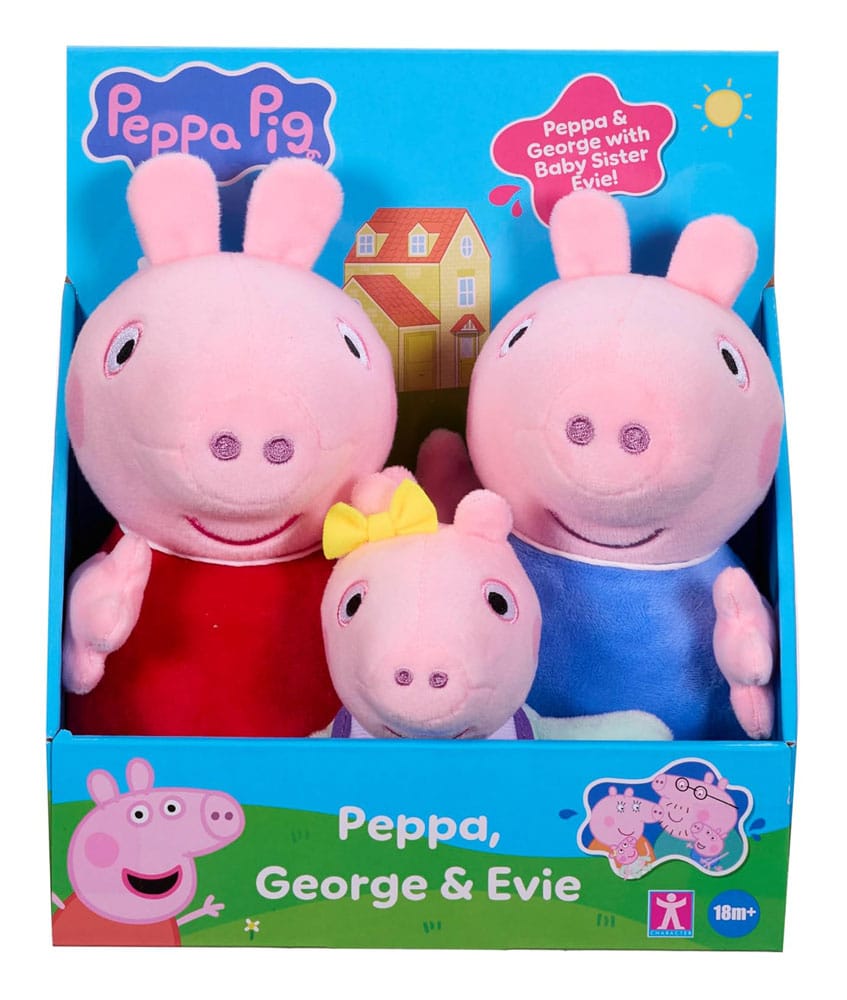 Peppa Pig Plush figures 3er Pack 6097015827863