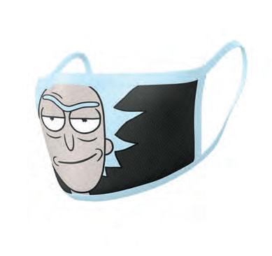 Rick and Morty Face Masks 2-Pack Rick 5050293855639