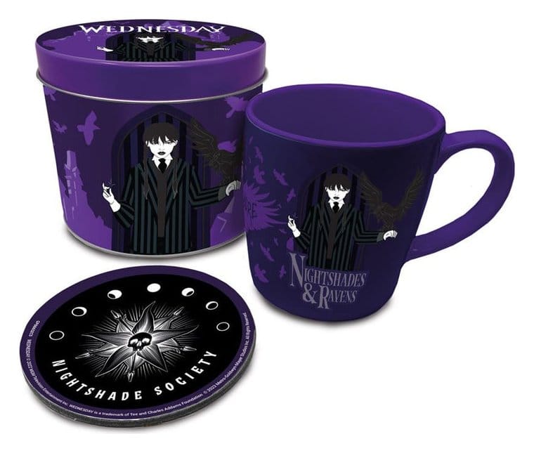 Wednesday Geschenkbox Nightshades & RavensWednesday Gift Set Nightshades & RavensWednesday coffret cadeau Nightshades & RavensWednesday Set de Regalo Nightshades & Ravens 5050293866024