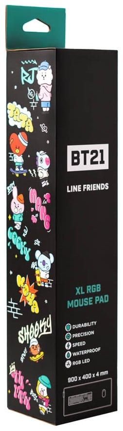 BT21 LED XXL Mouse Mat 90 x 40 cm 8435497261733