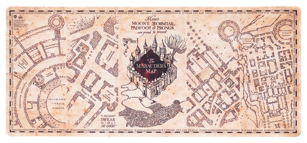 Harry Potter XL Mouse Mat Marauders Map 80 x 35 cm 8435497262174