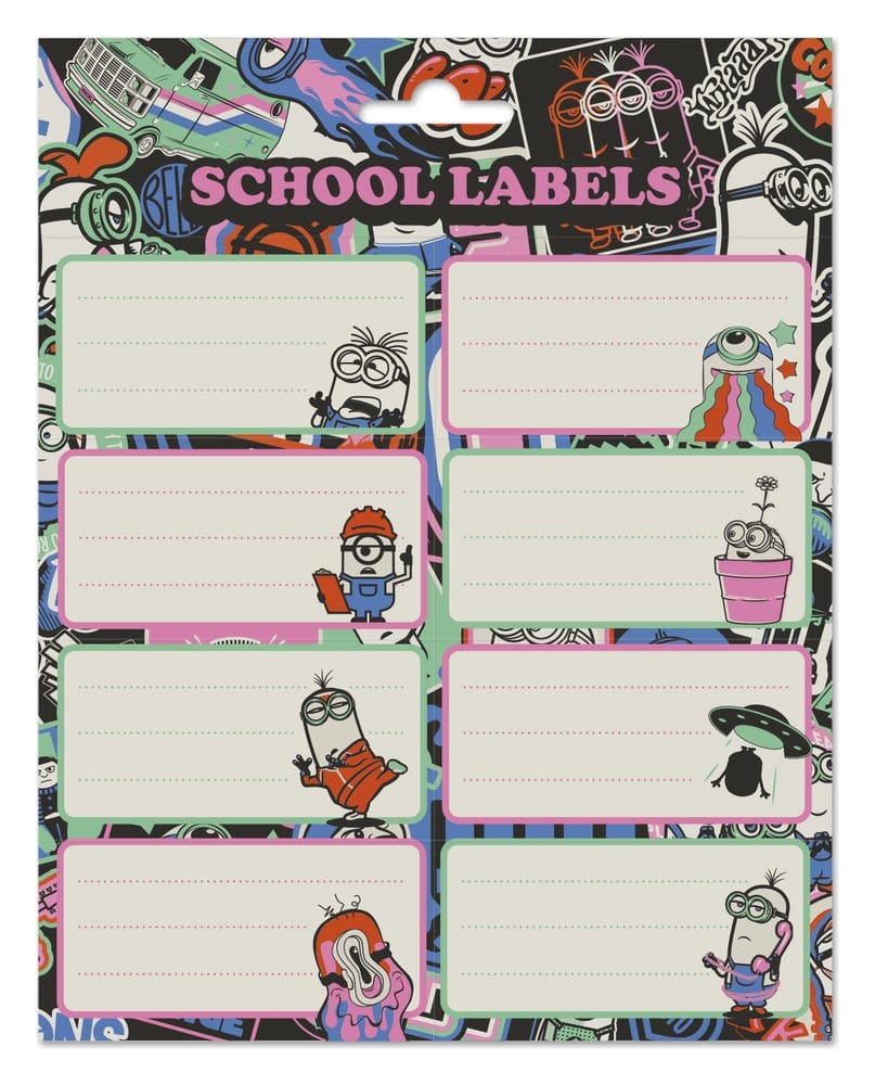 Minions Self-Adhesive Labels 8435497268558