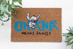 Disney Stitch Doormat Ohana 60 x 40 cm 8435497271947