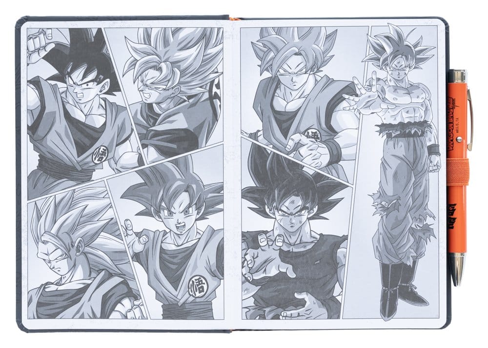 Dragon Ball Premium Notebook A5  with Projector Pen Super Goku 8435497280154