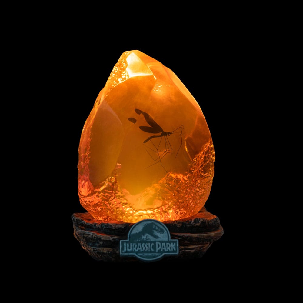 Jurassic Park Lamp with USB-C Amber 8435497280369