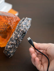 Jurassic Park Lamp with USB-C Amber 8435497280369
