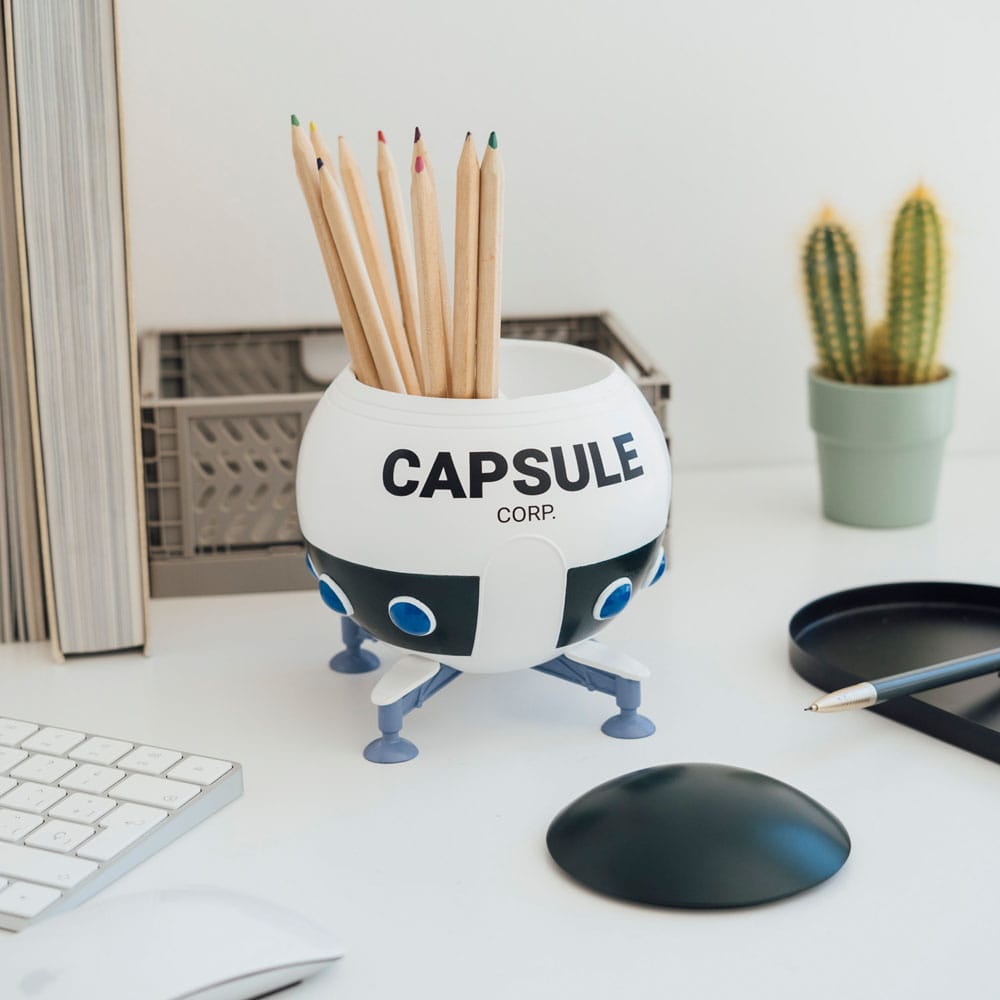 Dragon Ball Z Pencil Holder Spaceship Capsule Corp 8435497280383