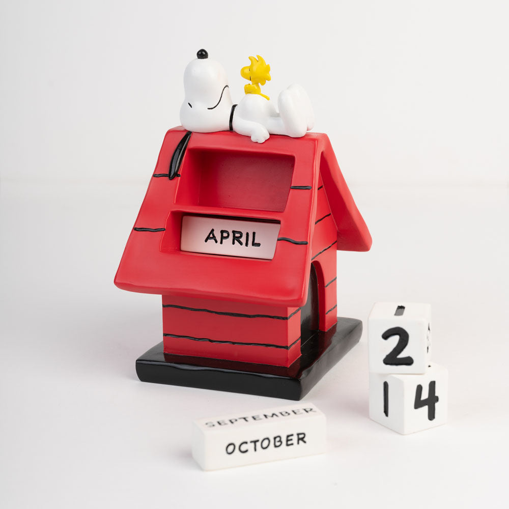 Peanuts 3D perpetual Calendar Snoopy Doghouse 8435497280802