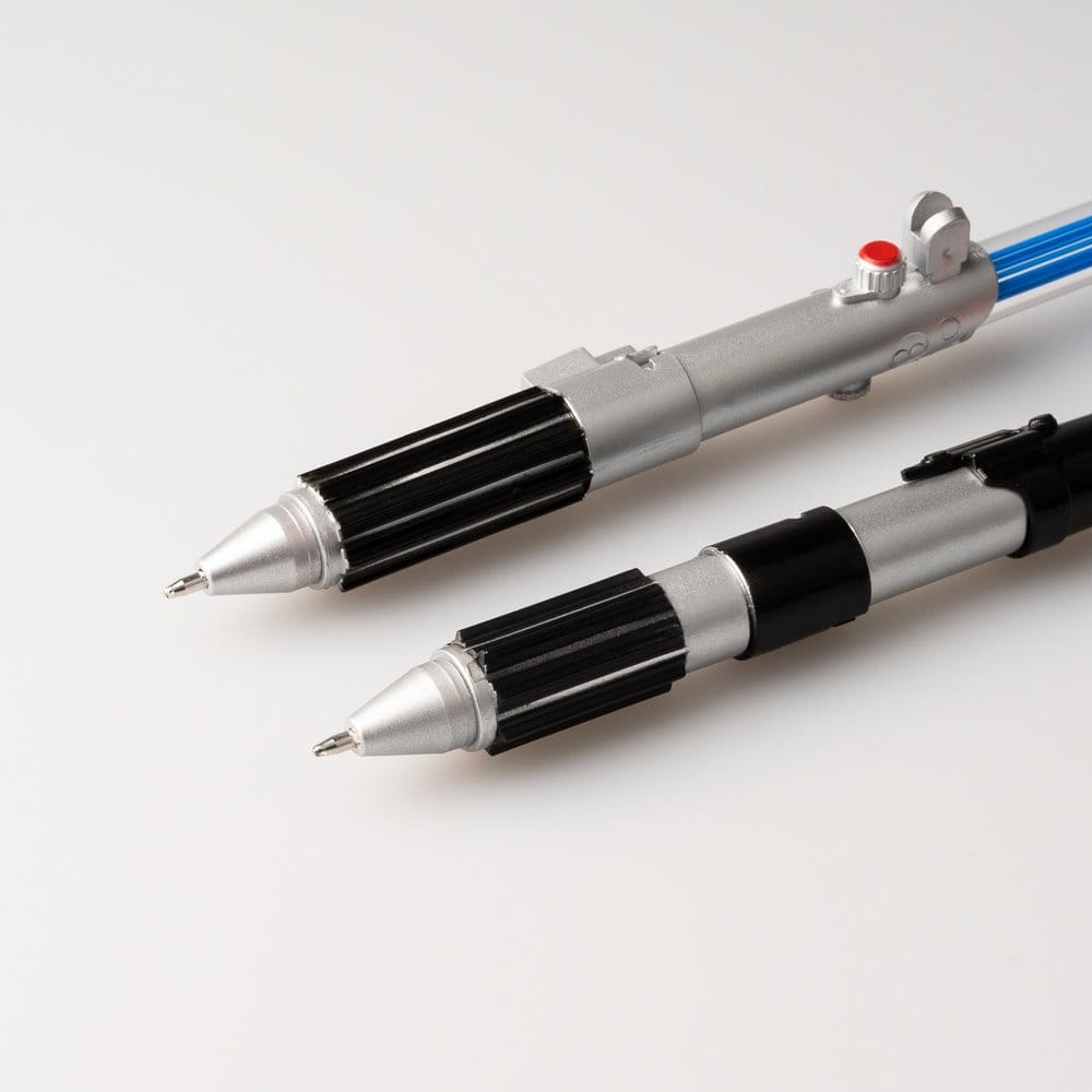 Star Wars Set of 2 Lightsaber Pens  Luke Skywalker & Darth Vader 8435497280963