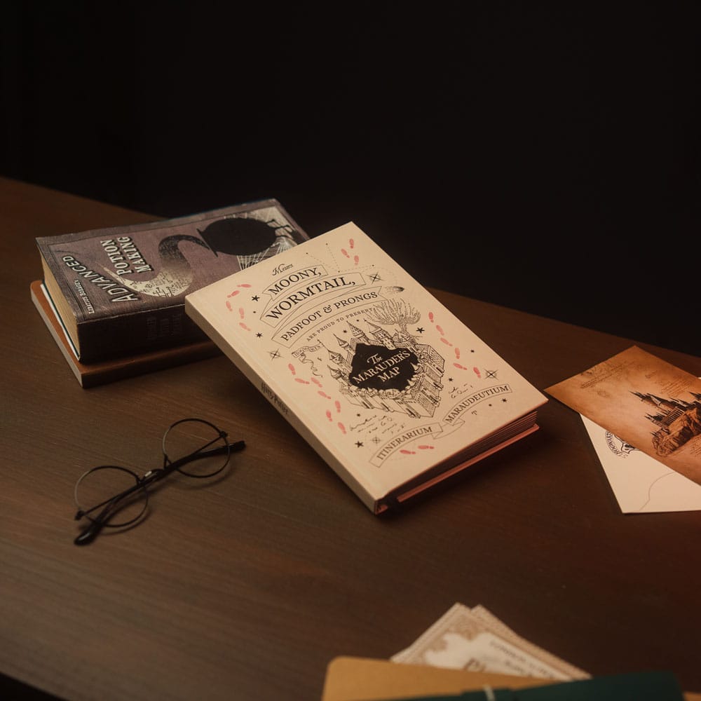 Harry Potter Premium Notebook A5 with Light Marauder's Map 8435497283247