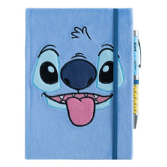Stitch Premium Plush Notebook A5 with pen Tropical 8435497288129