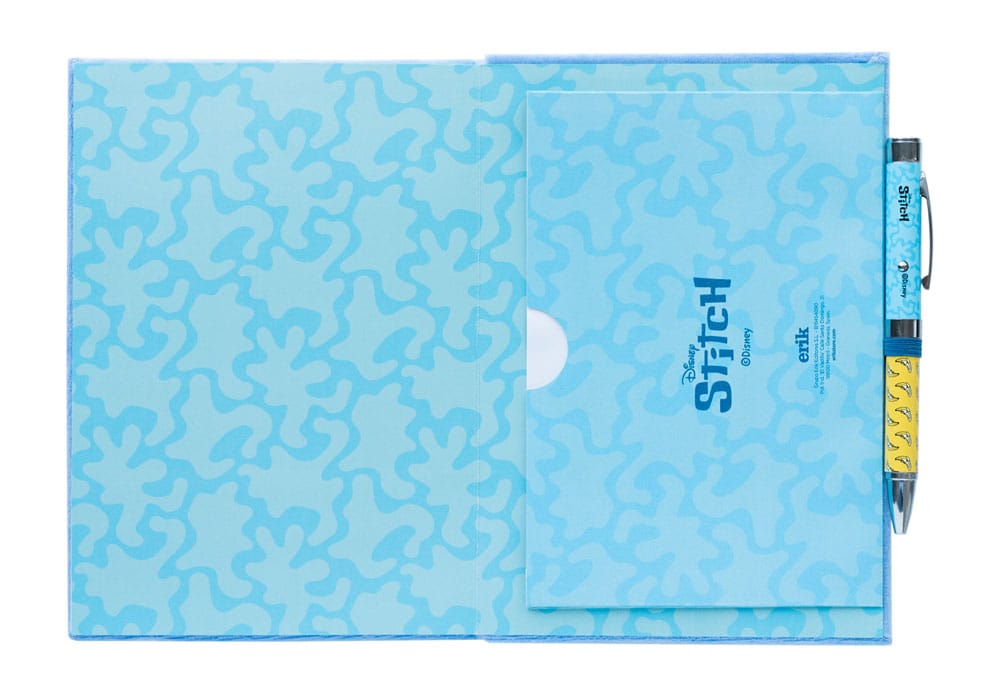 Stitch Premium Plush Notebook A5 with pen Tropical 8435497288129