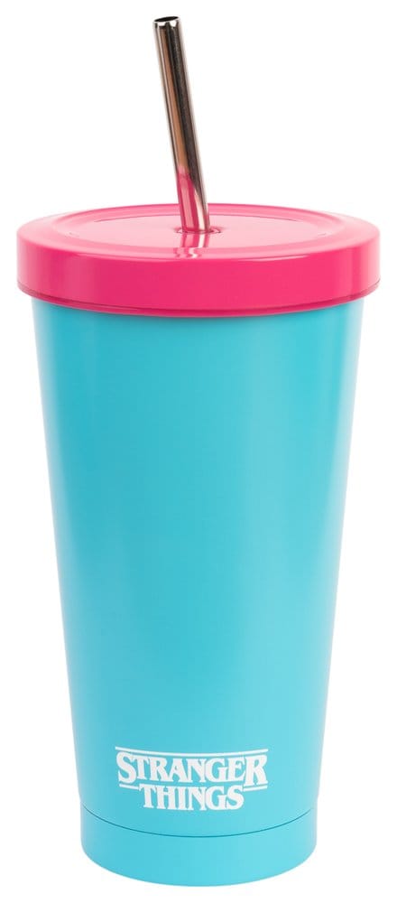 Stranger Things Tumbler with Straw Rink-O-Mania 550 ml 8435497294151