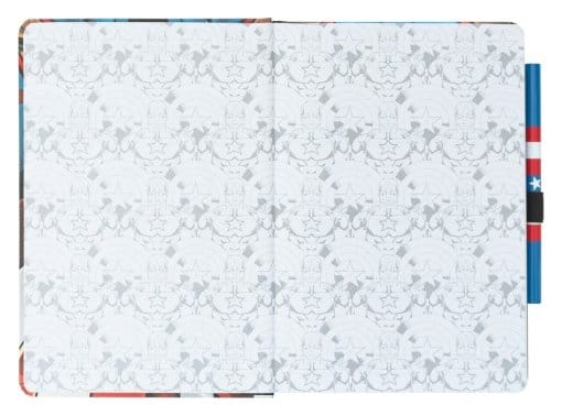 Marvel Captain America Premium Notebook with Pen Uniform A5 8435497297367