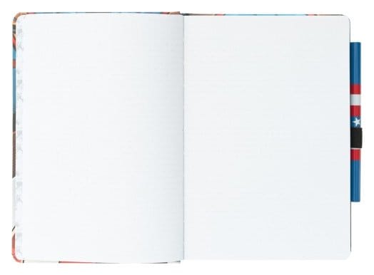 Marvel Captain America Premium Notebook with Pen Uniform A5 8435497297367