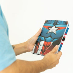 Marvel Captain America Premium Notebook with Pen Uniform A5 8435497297367