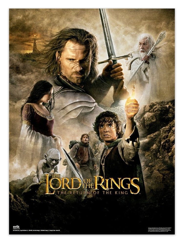 The Lord of the Rings Poster 38 x 52 cm Set of 2 8435747808459