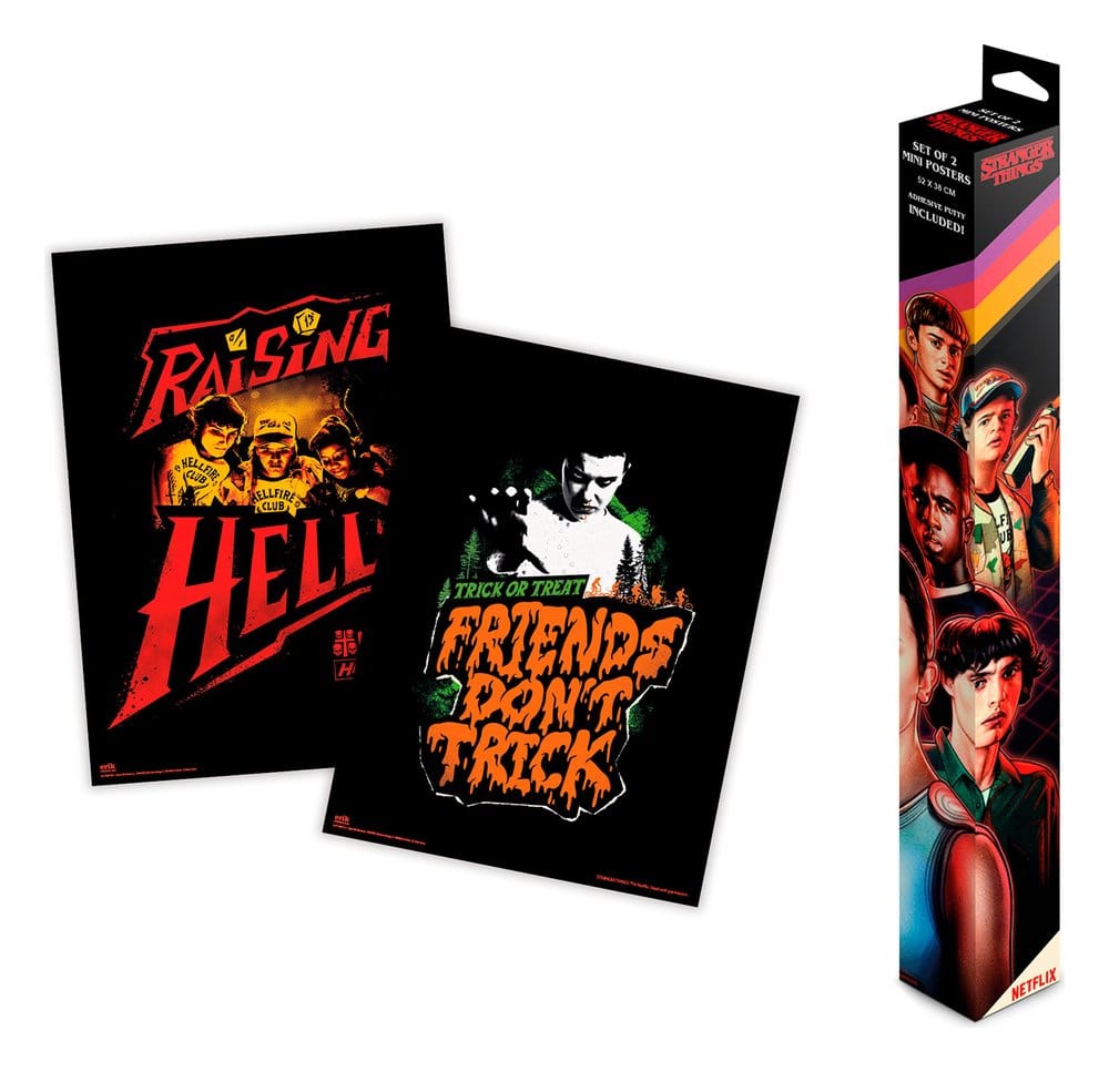 Stranger Things Mini Poster Set of 2 8435747808473