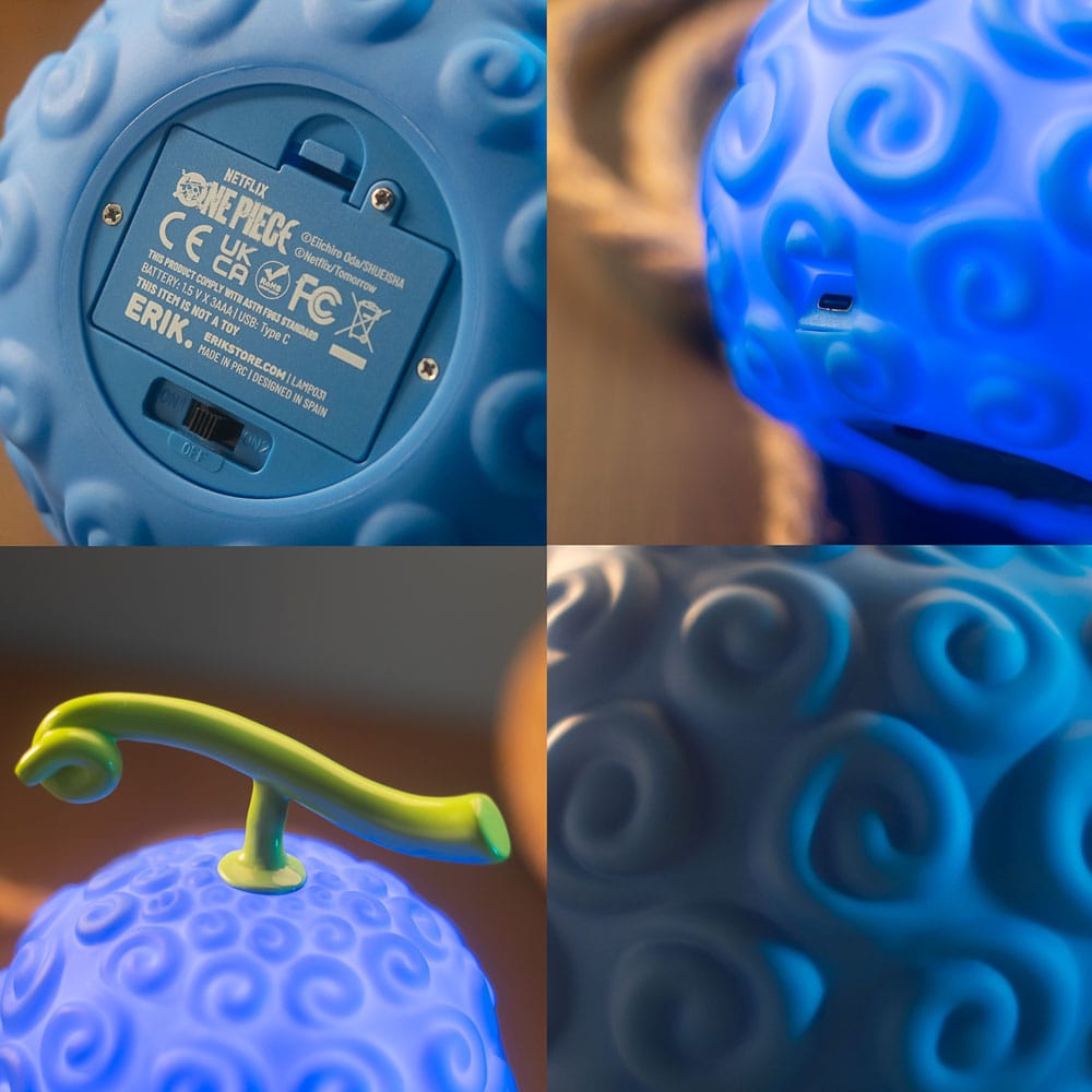 One Piece Lamp with USB-C Gum-Gum Fruit 8435747808657