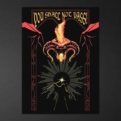 The Lord of the Rings Luminescent Poster Balrog 50 x 70 cm 8435747809432