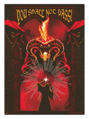 The Lord of the Rings Luminescent Poster Balrog 50 x 70 cm 8435747809432