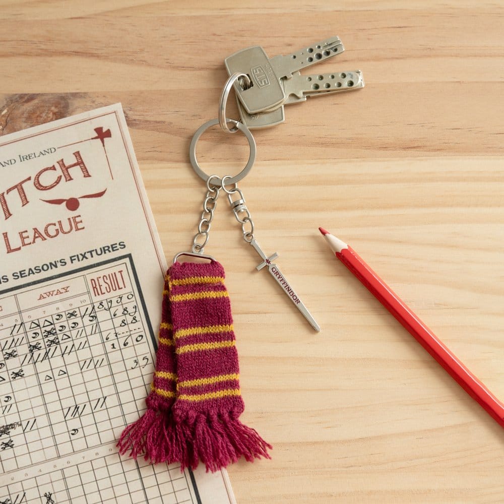 Harry Potter Keyring Gryffindor Scarf 15 cm 8435747809487