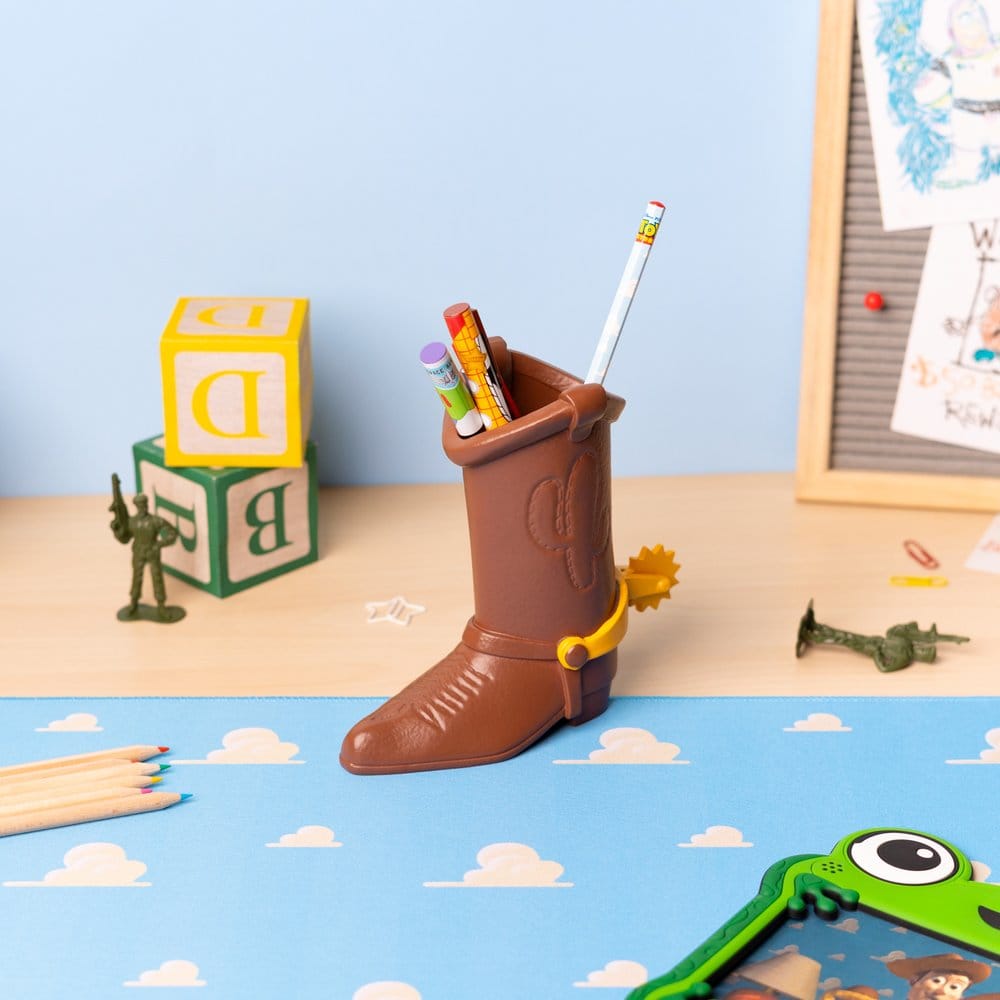 Disney Pixar Toy Story Pen Holder with Stationery Set Woody's Boot 16 cm 8435747811725