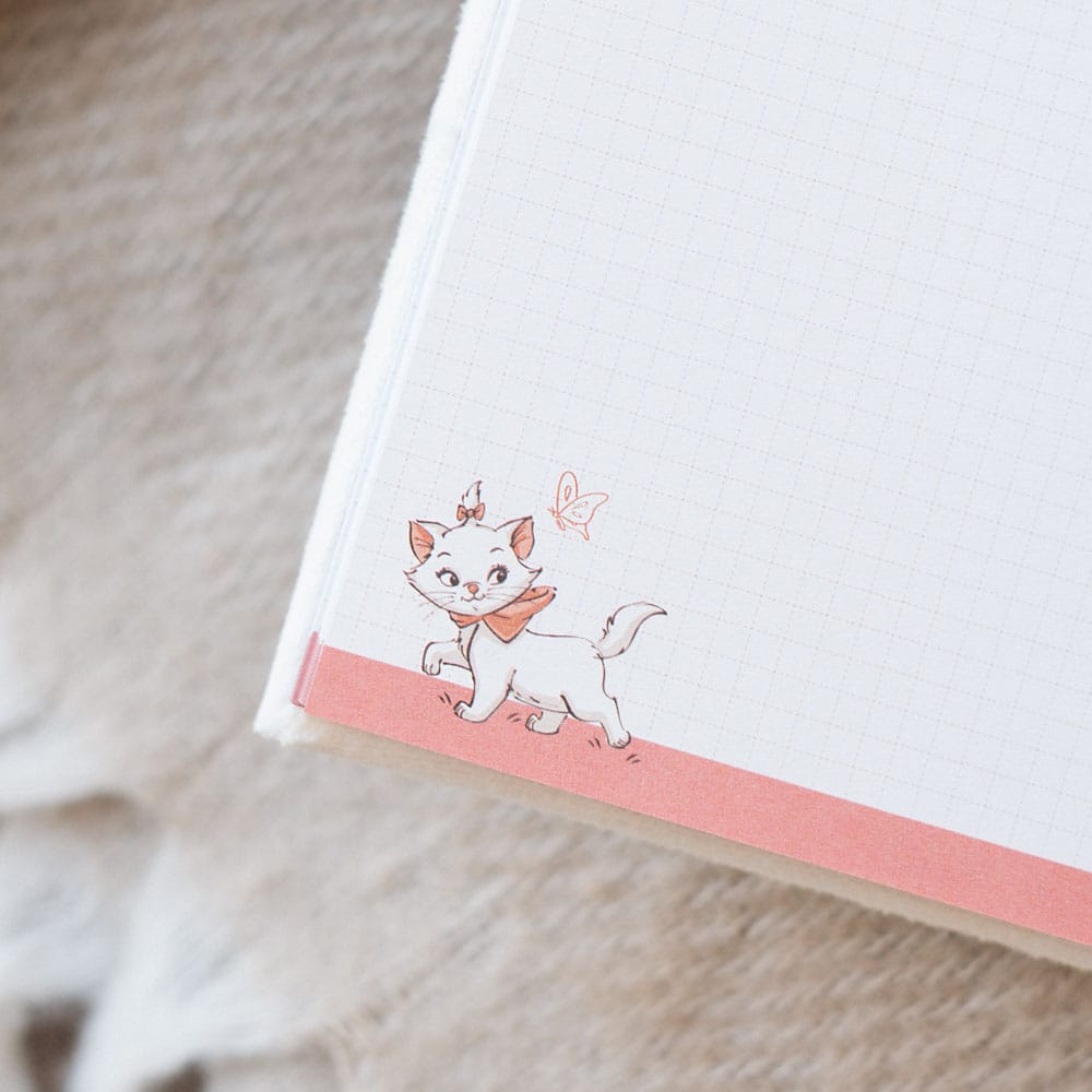 The Aristocats Premium Plush Notebook A5 Bonjour Marie 8435747812326
