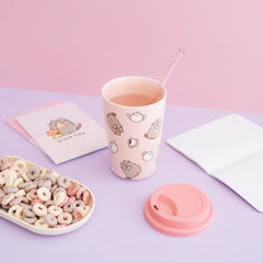 Pusheen Ceramic Mug with Lid 400 ml 8435747813088