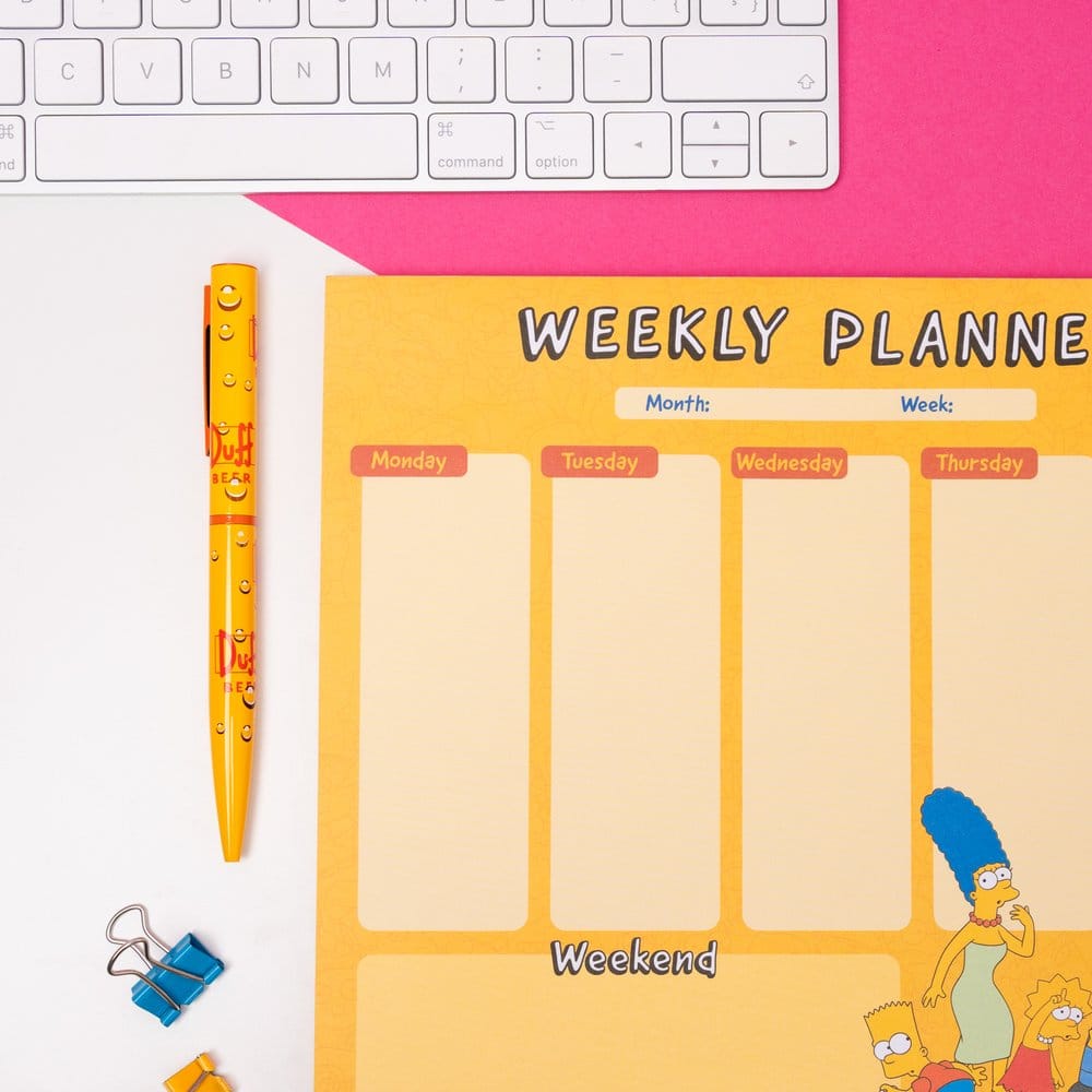 The Simpsons Weekly Planner A4 8435747816775