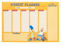 The Simpsons Weekly Planner A4 8435747816775