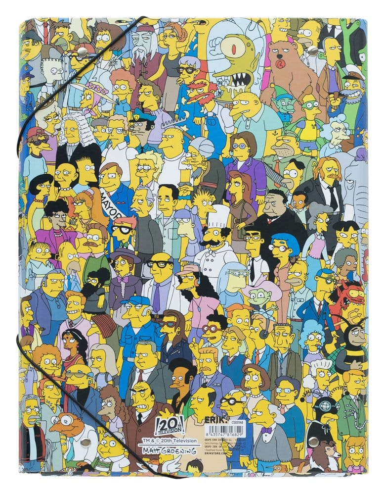 The Simpsons Elasticated Folder 34 x 26 cm 8435747816829