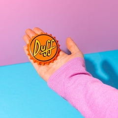 The Simpsons Magnet with Bottle Opener Duff Beer 7 cm  8435747818595