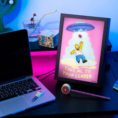 The Simpsons Framed LED Poster 20 x 28 cm 8435747818687