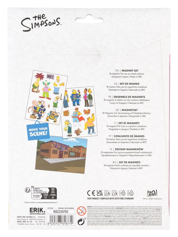 The Simpsons Figures Magnet Set Citizens 8435747818779